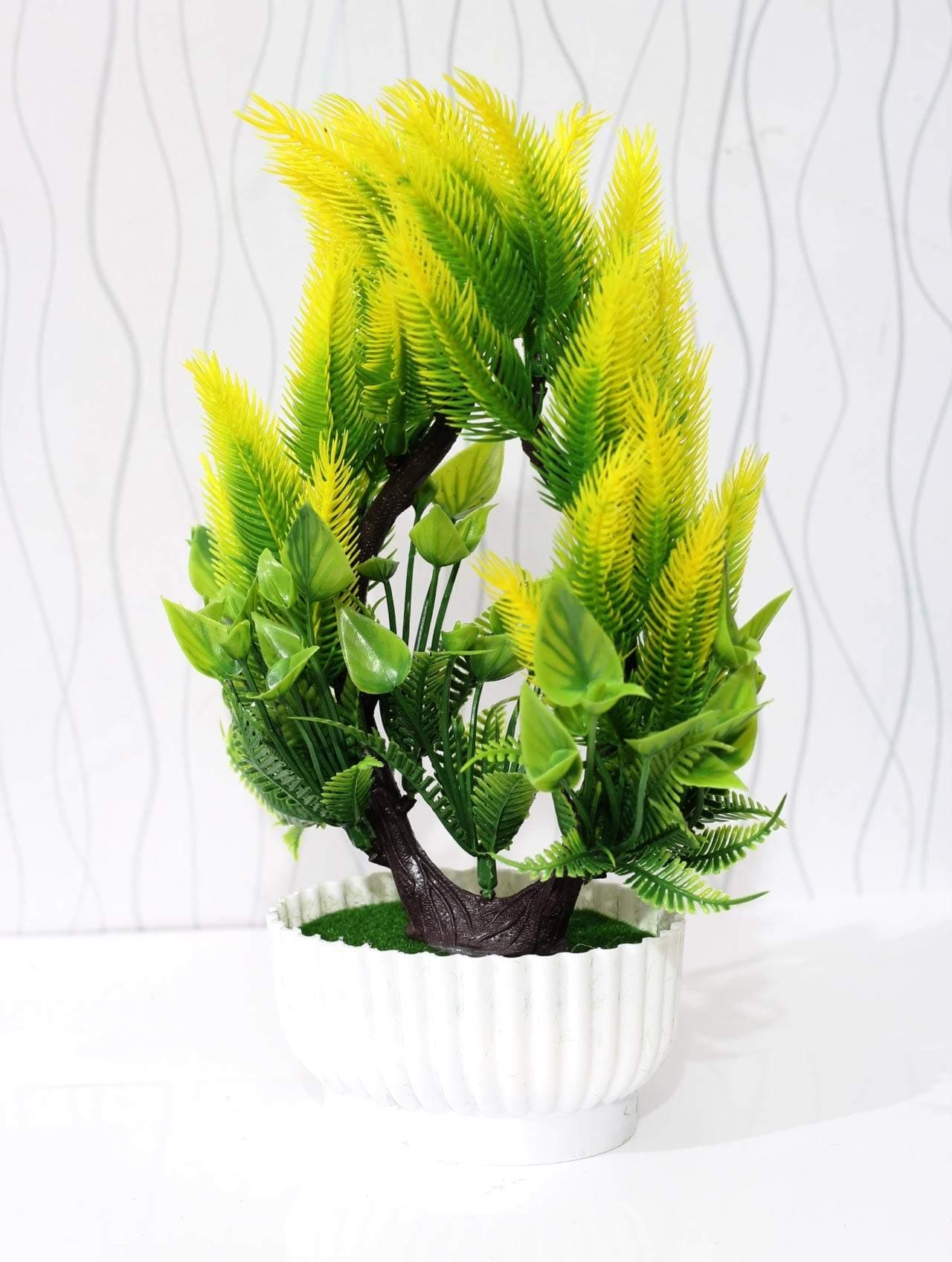Lilone Artificial Plant Bonsai Tree with Pot for Home and Garden Decor (1661)