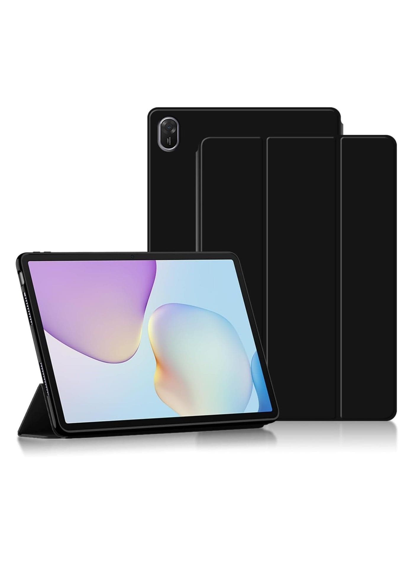 Huawei MatePad 11.5-inch Pad Case (2026 Edition) Lightweight tri-fold PU leather cover with auto sleep/wake function Soft silicone TPU shock-absorbing back cover