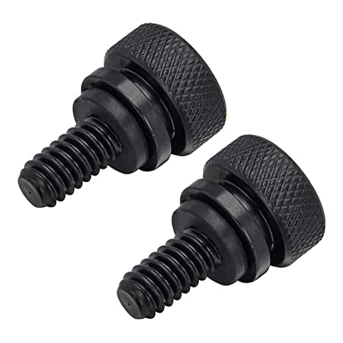 Benlari Fender Seat Bolts Screw Stainless Steel 1420 Thread Compatible with Harley Davidson Sportster Touring Softail Dyna Street Glide Road King Road Glide Electra Glide CVO 19972026 Black
