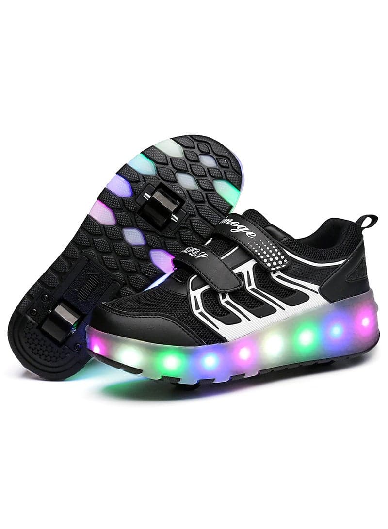 Kids Roller Shoes with LED Wheels Boys Girls Sneakers Convertible Sport Shoes Birthday Gift for Children