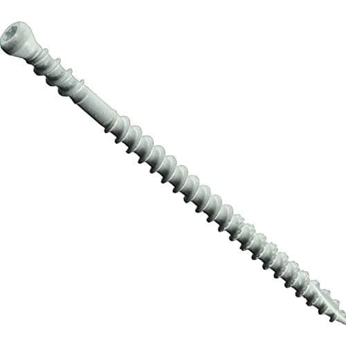 HardtoFind Fastener 014973139254 Composite Trim Screws 8 x 3Inch 116Piece White