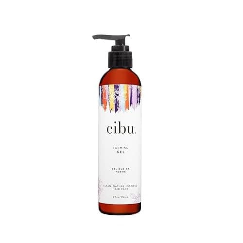 CIBU Forming Gel No Flake Hair Gel for Men and Women Alcohol and Fragrance Free Extra Hold Hydrolyzed Wheat Protein Hemp and Argan Seed Oils 8oz