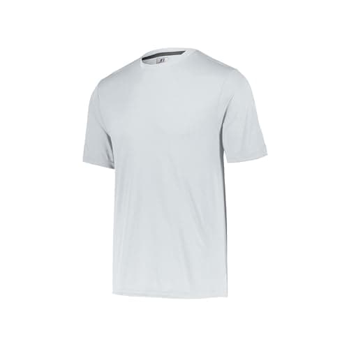 Russell Athletic Men's Short Sleeve Performance T-Shirt, White, Medium