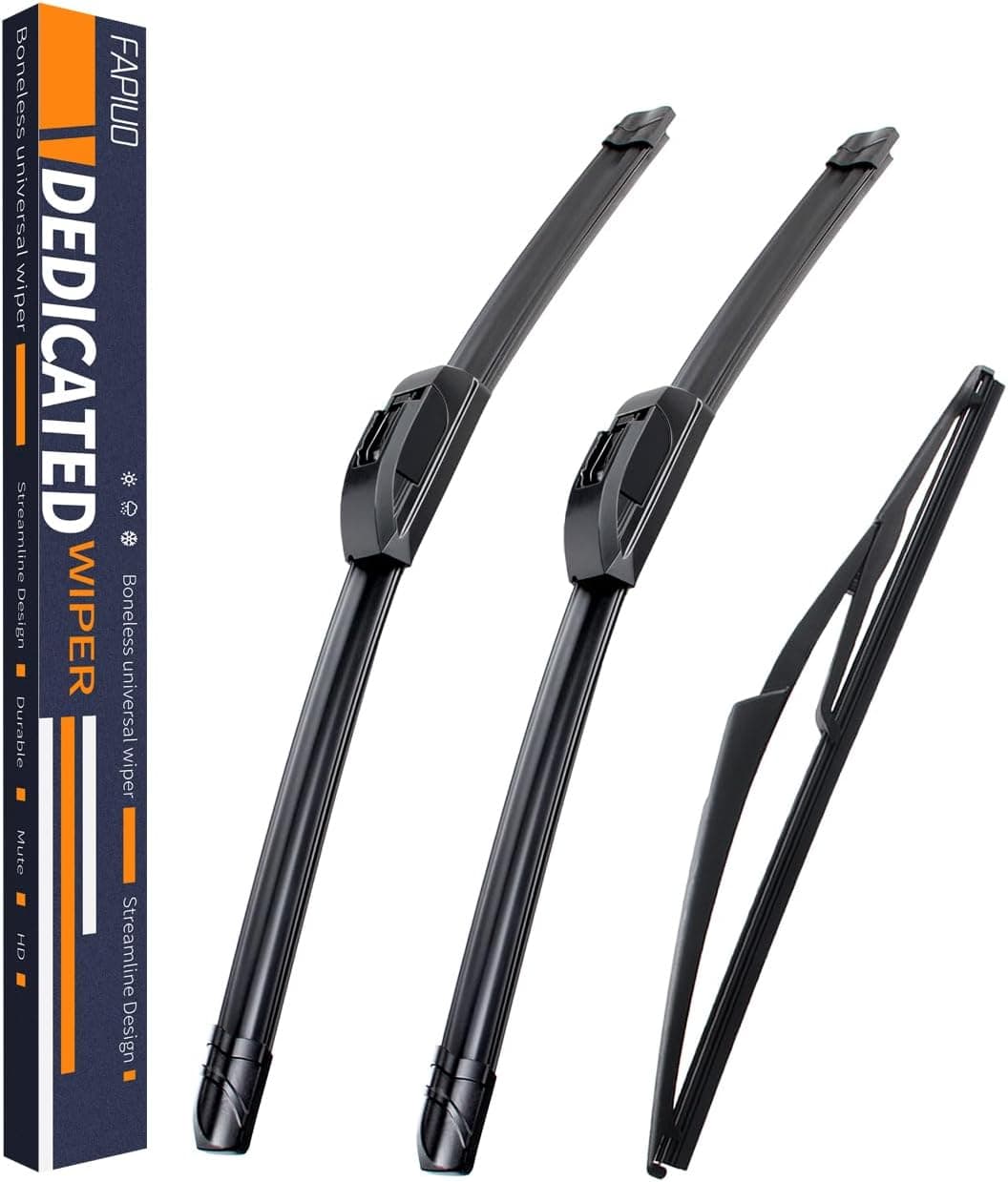 FAPIUO Silent Wiper Set for Nissan Pathfinder 2013-2020