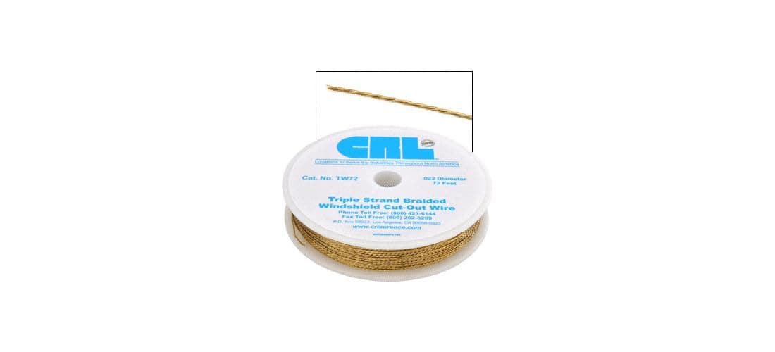 CRL Triple Strand Braided Windshield CutOut Wire