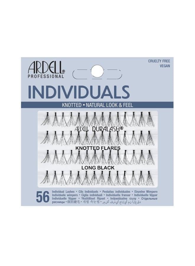 DuraLash Individual Long Flare Lashes, Black 56 ea