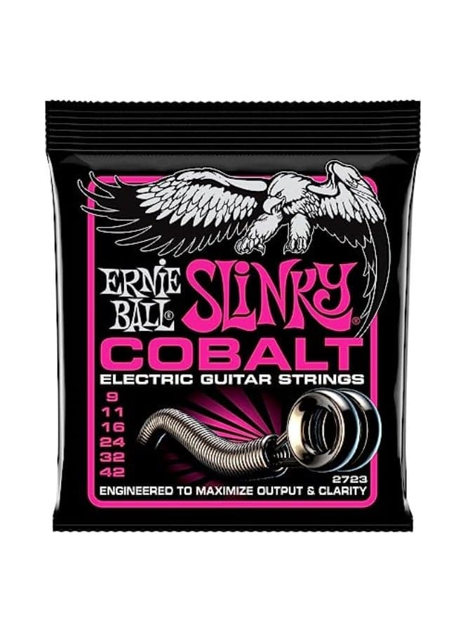 Super Slinky Cobalt Electric Guitar Strings, 9-42 Gauge (P02723)