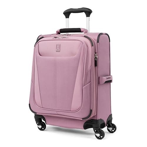 Travelpro Maxlite 5 Softside Expandable Carry-On Luggage with Spinner Wheels, Lightweight, 19-Inch — Orchid Pink Purple