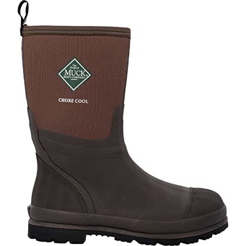 MUCK Men's Chore Cool Mid Boot, Brown, Size 7(M)