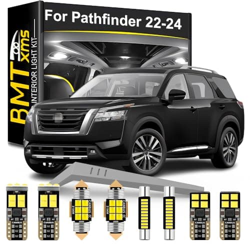 LED Interior Light Kit Replacement for NISSAN Pathfinder R53 2022 2023 2024 Super Bright 6000K White