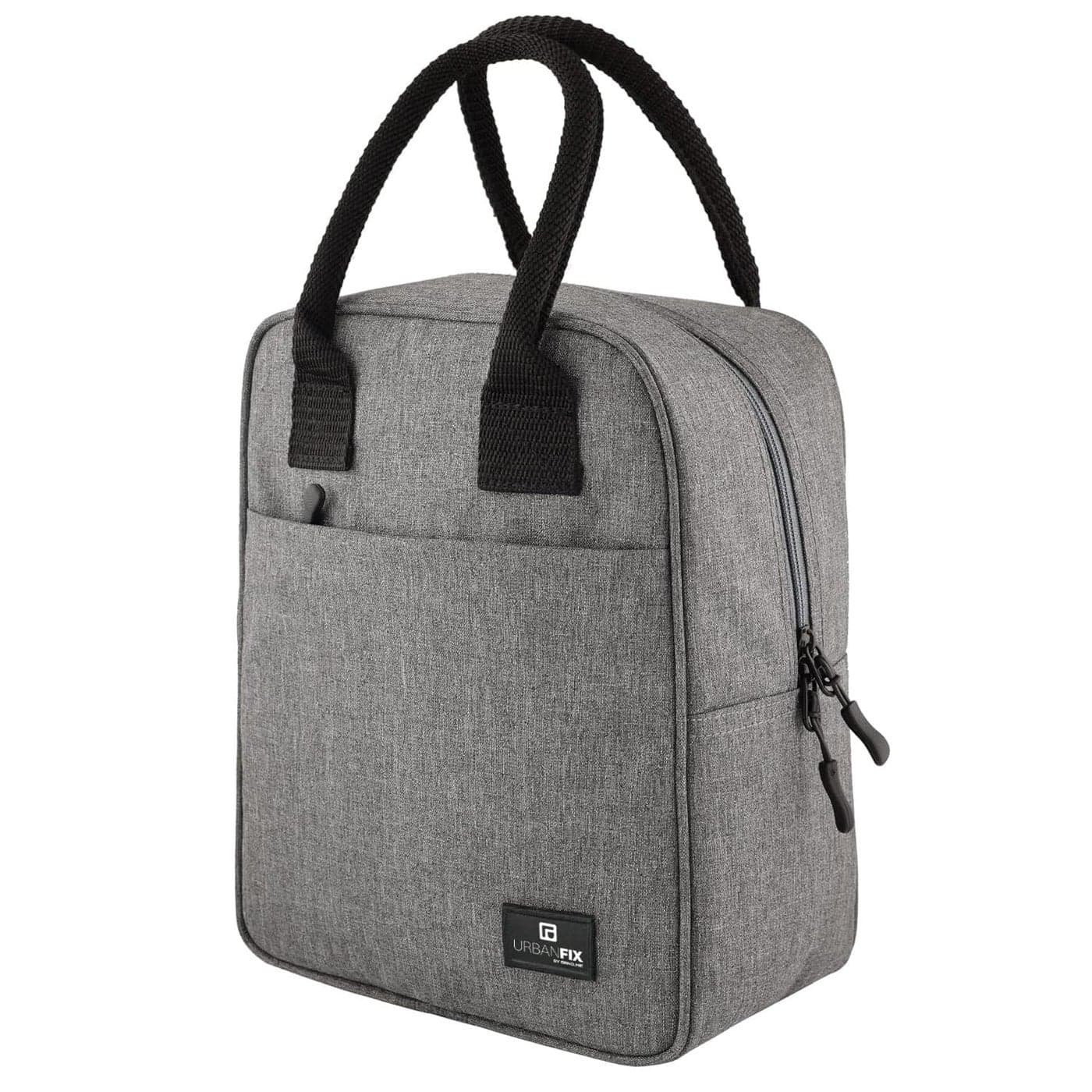 URBANFIX Insulated LunchTiffinTravelStorage Bag Leakproof Keeps Hot and Cold Unisex Lunch Box Bag for Kids Office Picnic School Grey