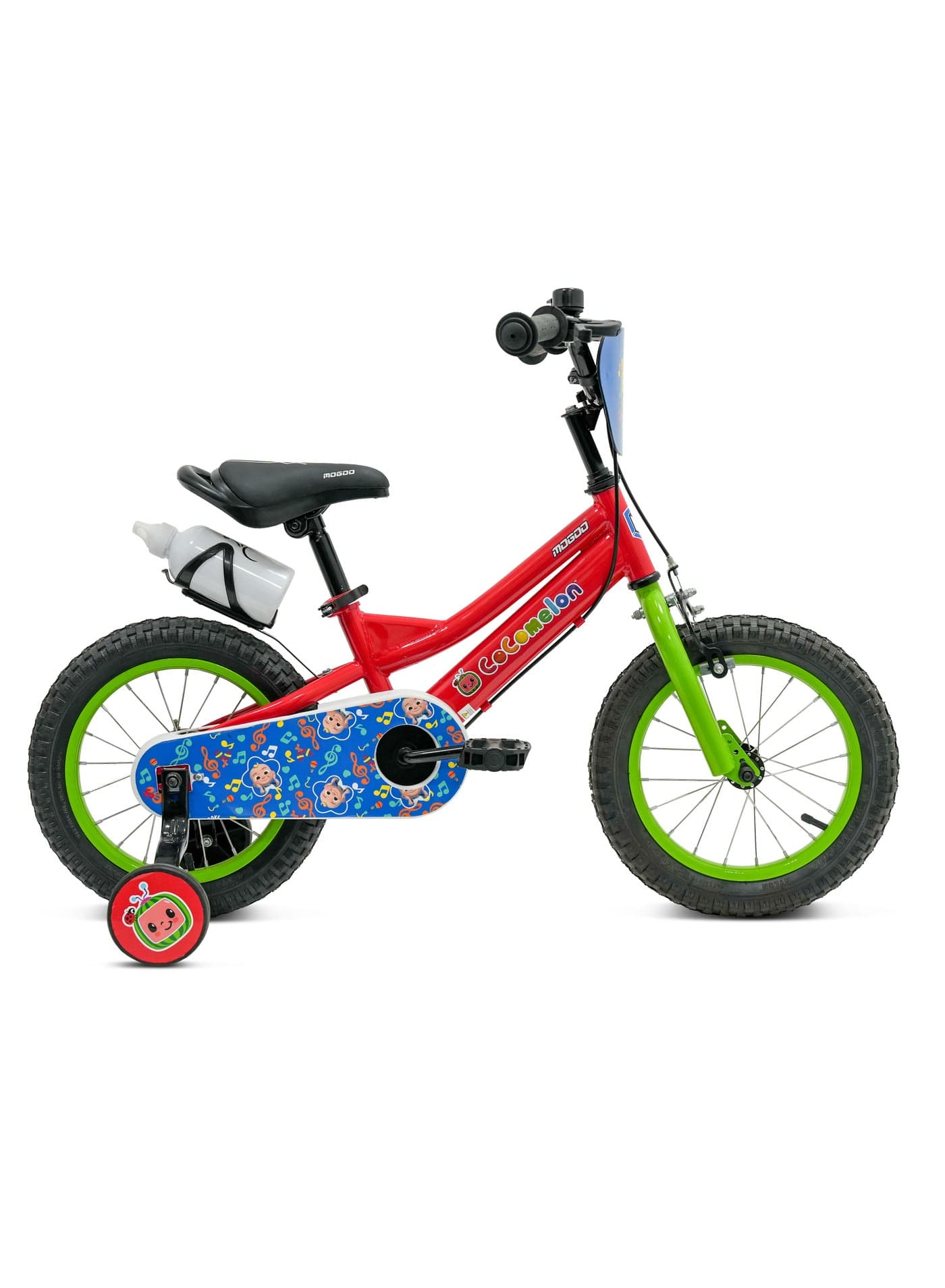 Rayon 14-Inch Kids Bike|14 Inch Wheel Size|Adjustable Seat |Training Wheels | Cocomelon Red Color