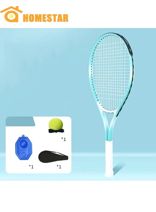 Tennis Racket, Lightweight Racket Set with one Tennis Ball and Carry Bag, Suitable for Indoor, Outdoor, Tennis Training, Green