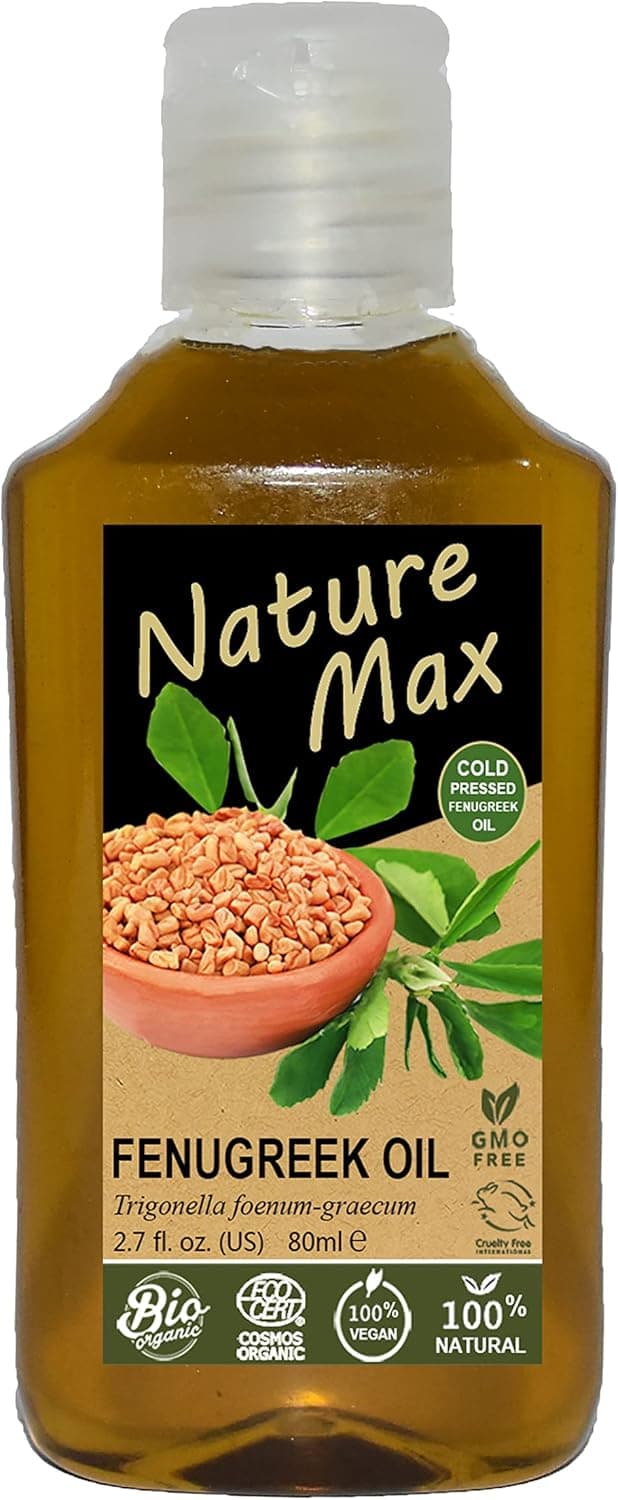 bonballoon Nature Mix Fenugreek Oil Essential Oils Organic Natural Undiluted Pure For Hair Growth Skin Health Care Massage Cold Pressed Premium Quality 270 oz 80 ml see pictures