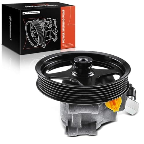 A-Premium Power Steering Pump, with Pulley, Compatible with Ford F-150 1997-2003, F-150 Heritage 2004, Crown Victoria 1999-2002, 4.2L 4.6L 4.9L 5.4L, Replace # F65Z3A674AA, F85Z3A674AA
