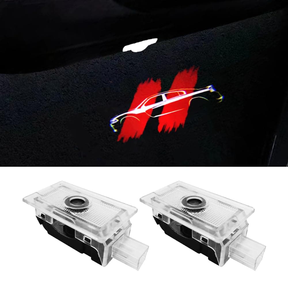 2 PCS LED Door Logo Lights Projector Compatible for Charger 2010present HD Ghost Shadow Light Puddle Lights Courtesy Step Lamps Kit Car Accessories car line Charger