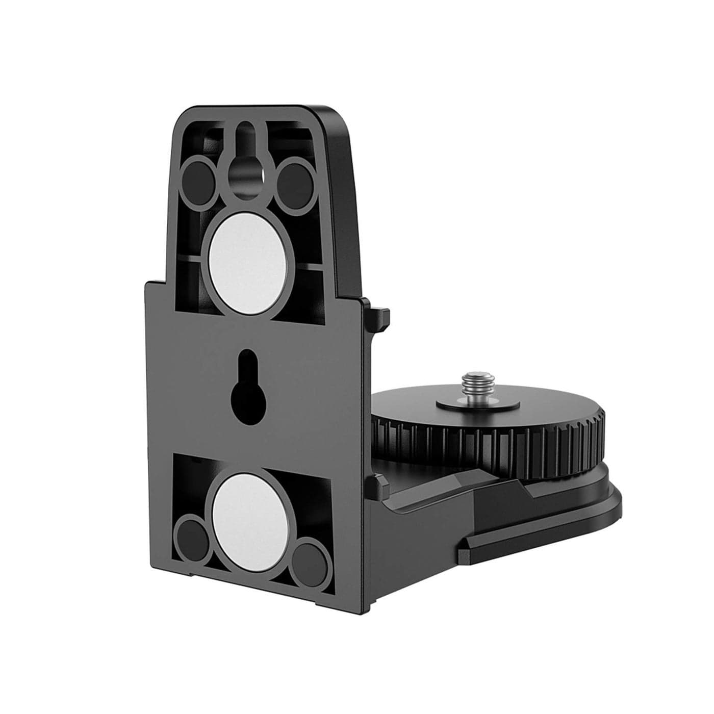 Lshape Laser Level Adapter Multifunctional Magnetic Pivoting Base 360 Degree Adjustable Support with 14 and 58 thread