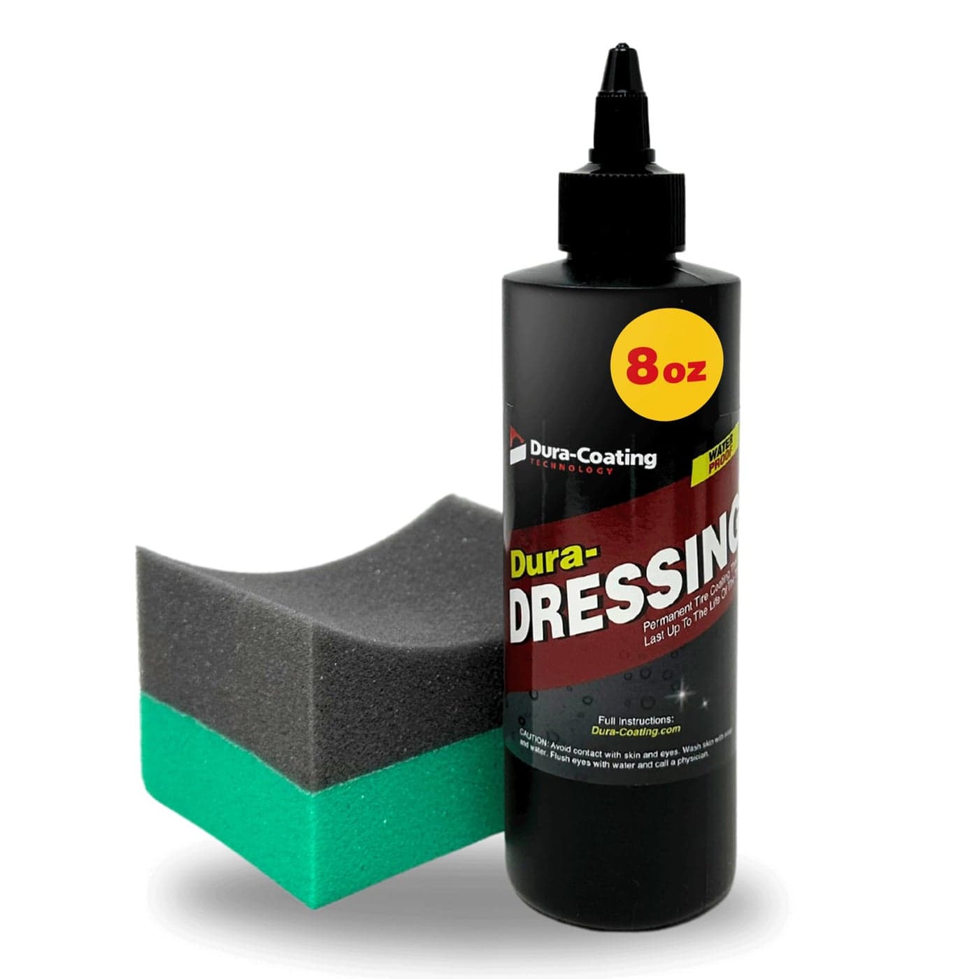 DURACOATING TECHNOLOGY Dressing Tire Dressing ReLoad Kit for Tires Already Coated with DuraDressing Car Tire Shine for Ultimate High Gloss Shine Protection Renewal XL 8oz Bottle