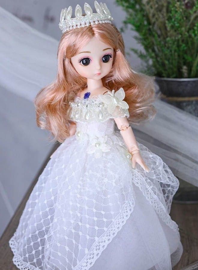 Small, exquisite and beautiful dolls, princess dress dolls, children's companion toys, girls' princess toys, doll series (size: 30cm)