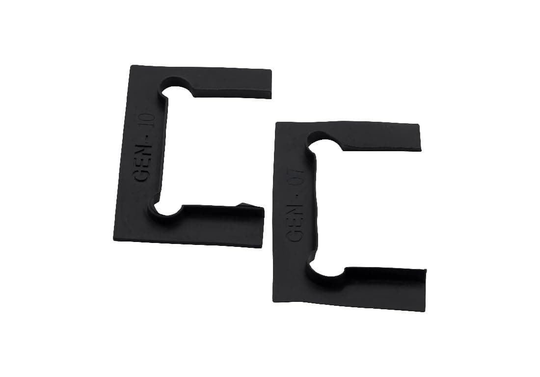 CRL Black Replacement Gasket Pack with Fin for Geneva Hinges