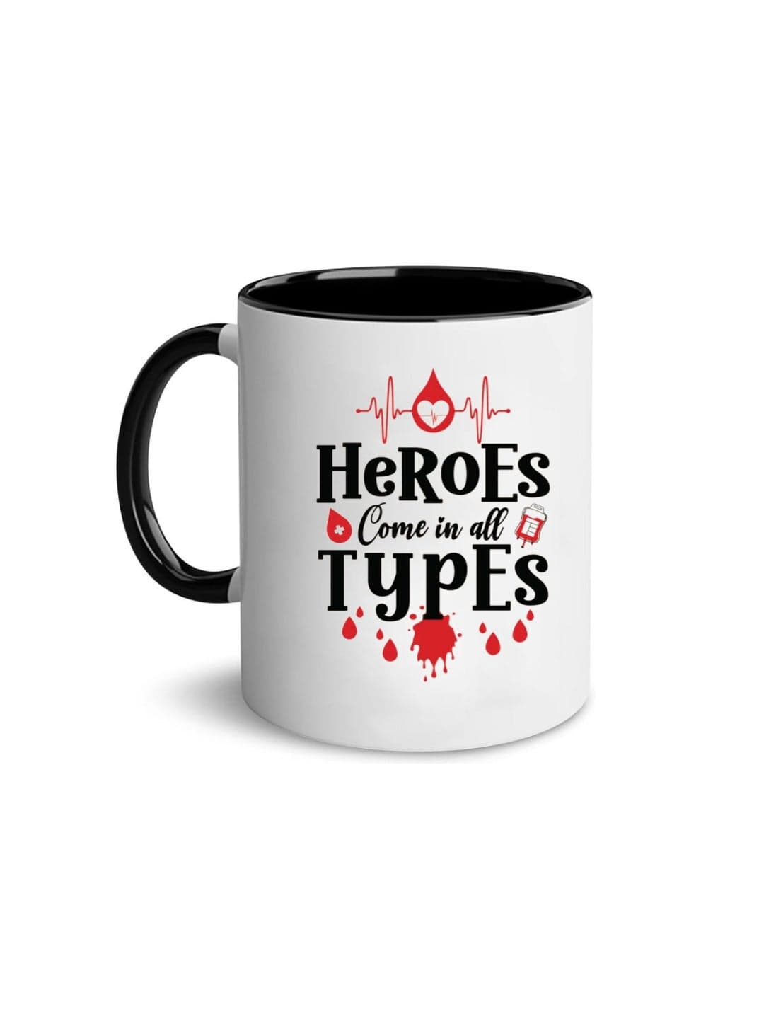 World Blood Donate Day Ceramic Mug-Coffee&Tea Mug–Durable,Heat-Resistant&Easy to Hold Ideal For Daily Use Printed Design