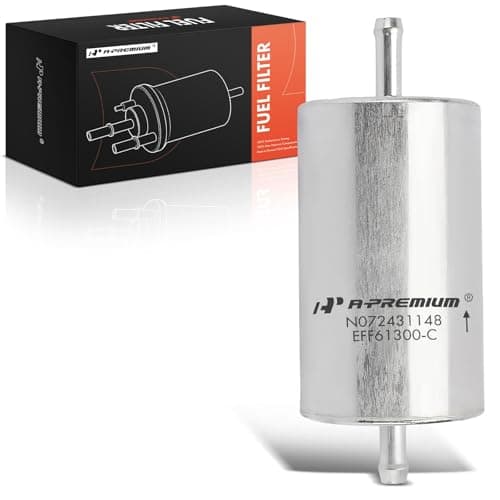 A-Premium Fuel Filter Compatible with BMW 530i 1975-1978, 630CSi, 633CSi, 733i & Honda Passport 1994-1996 & Audi RS6 2003-2004 & Acura SLX & Isuzu Amigo, Axiom, 2.2L 2.6L 3.0L 3.1L 3.2L 3.5L 4.2L