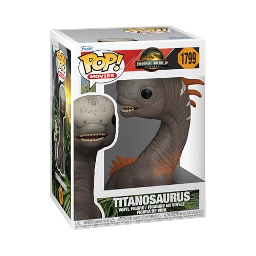 Funko Pop Movies Jurassic World Rebirth Titanosaurus Collectable Vinyl Figure Gift Idea Official Merchandise Toys for Kids Adults Movies Fans Model Figure for Collectors