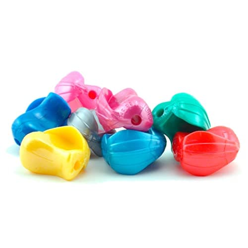 The Pencil Grip Pencil Grips The Crossover Grip Ergonomic Writing Aid For Righties And Lefties Colorful Pencil Grippers Assorted Metallic Colors 12 Count TPG17712