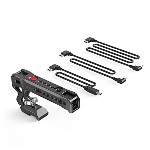 SMALLRIG Top Handle with Record StartStop Remote Trigger for ARRI 3816 Hole Compatible with Sony A7 III FX3 A6600 for Canon R5II R5C for FUJIFILM XH2S XT5 for Panasonic S5 II GH5