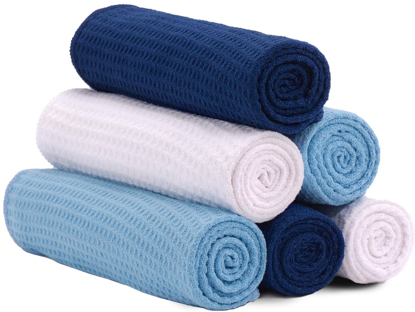 ST INC Microfiber Gym Towels Yoga Towel for Home and Gym Bag 16 Inch x 27 Inch 6 Pack