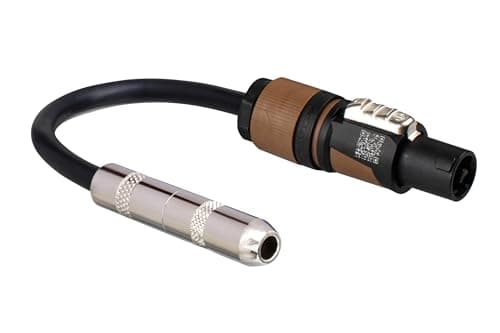 Hosa GSK-116 1/4 Inches Female TS to Neutrik SpeakON Speaker Adaptor Cable