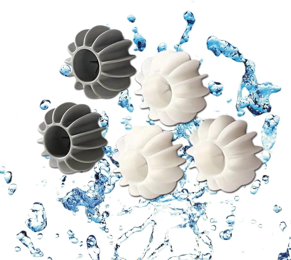 COOFANDY 8 Pcs Reusable Laundry Balls Laundry Scrubbing Balls for Washing Machine Clothes Deep Cleaning AntiWinding No Damage to Clothing wash Guard Ball Steamer Dryer Balls Knotting Reduces