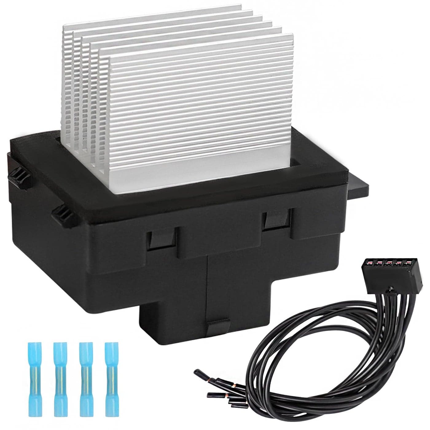 HVAC Fan Blower Motor Resistor Compatible with Ford Lincoln Mercury Vehicle Fusion 20102012 MKZ 20102012 Milan 20102011 Replaces 973057 6E5Z19E624AA 8E5Z19E624A 8E5Z19E624A