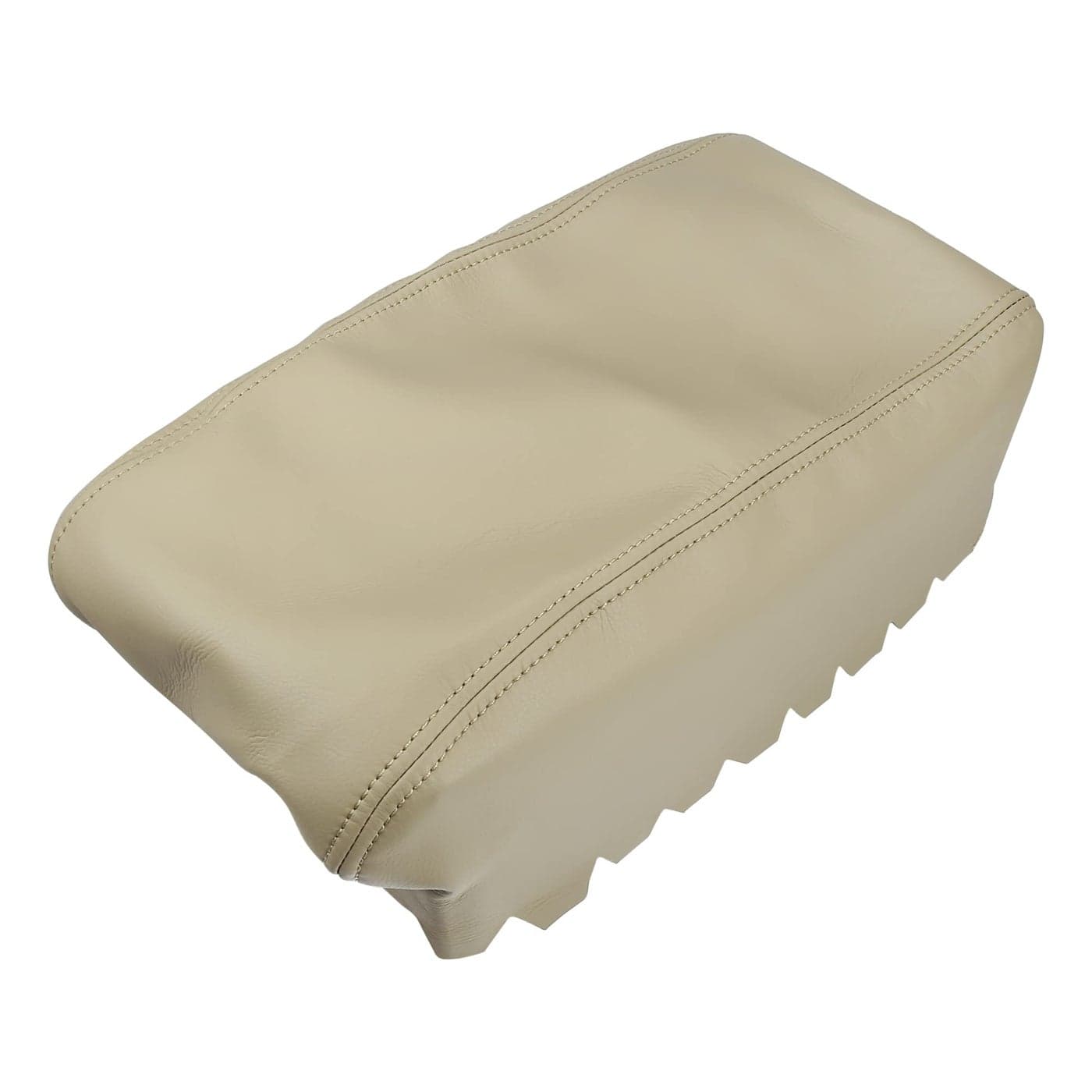X AUTOHAUX Beige Microfiber Leather Armrest Protector Cover Pad Replacement for Jeep Grand Cherokee 20112017