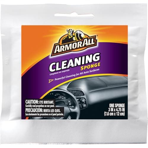 Armor All Cleaning Car Sponge, Car Wash Supplies for Cars, Trucks and Motorcycles