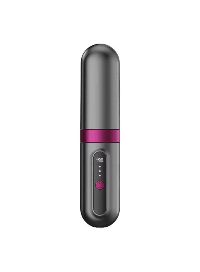 USB Rechargeable Hair Straightener Brush, PTC Heat Heating, Negative Ion Care, Anti-Scald Ceramic Plate, 4000mAh Lithium Battery, Perfect Choice for Women and Men