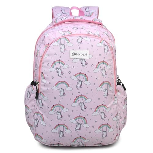 HYDER 30L Zippy Latest And Trendy Stylish Waterproof College/Casual/School Bag/Backpack For Kids, Boys, Girls, Men And Women | Best Bags For Everyday Use (Unicorn)