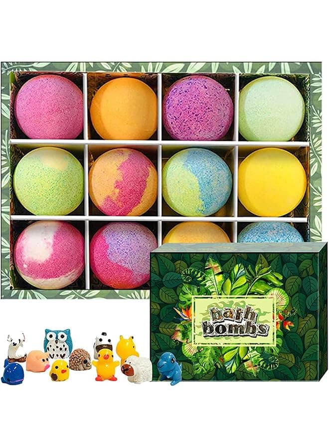 Bath Bombs For Kids With Surprise Inside 12 Colorful Dinosaur Bath Bombs With Toys Inside Organic