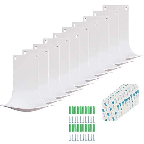 Soap Dispenser Drip Tray, Wall Mount Soap Dispenser Bracket, Laundry Detergent Drip Tray, Easy to Clean(White,10pcs)