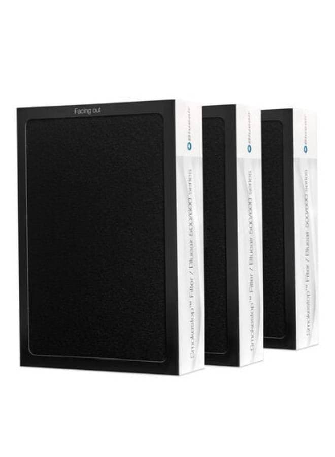 SmokeStop Filter Set | Replacement Filters for Classic 500/600 Series, Works with Classic 501, 503, 505, 510, 550E, 555EB, 580i, 601, 603, 605, 650E & 680i, 6-12 months of use - Black - 3pcs