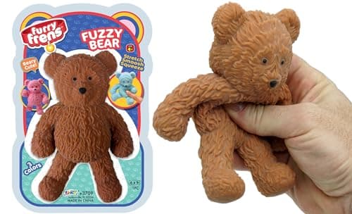 JARU Jumbo Squishy Gummy Bear Toy 1 Brown Bear Mochi Squishy Toys for Kids Animal Squeeze Toy Stress Relief Fidget Toys Party Favors Easter Basket Stuffers Brown37111s