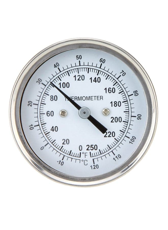 Stainless Steel Oven Thermometer Silver 63x90mm