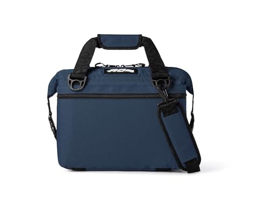 AO Coolers Original SoftSided Cooler Bag LeakProof Insulated Lightweight Navy Blue 12Can