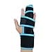 2 Finger Splint Brace Hand Wrist Support Universal for Left or Right Hand Two Trigger Finger Splint Adjustable Finger Straightening Immobilizer for Boxer Fractures Arthritis Mallet Finger Sprains Metacarpal Fractures Broken Fingers Pain Relief