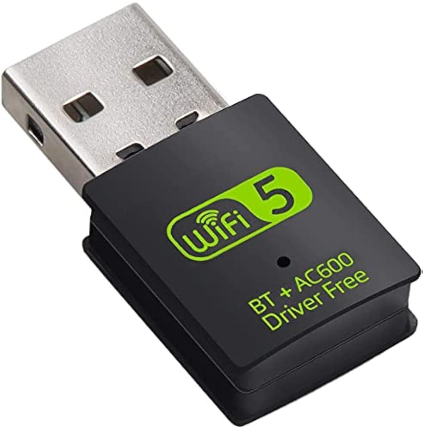 AUSHA ® 2 in 1 Bluetooth WiFi (2.4/5Ghz) Wireless Network External Receiver, Mini WiFi Adapter for PC/Laptop/Desktop