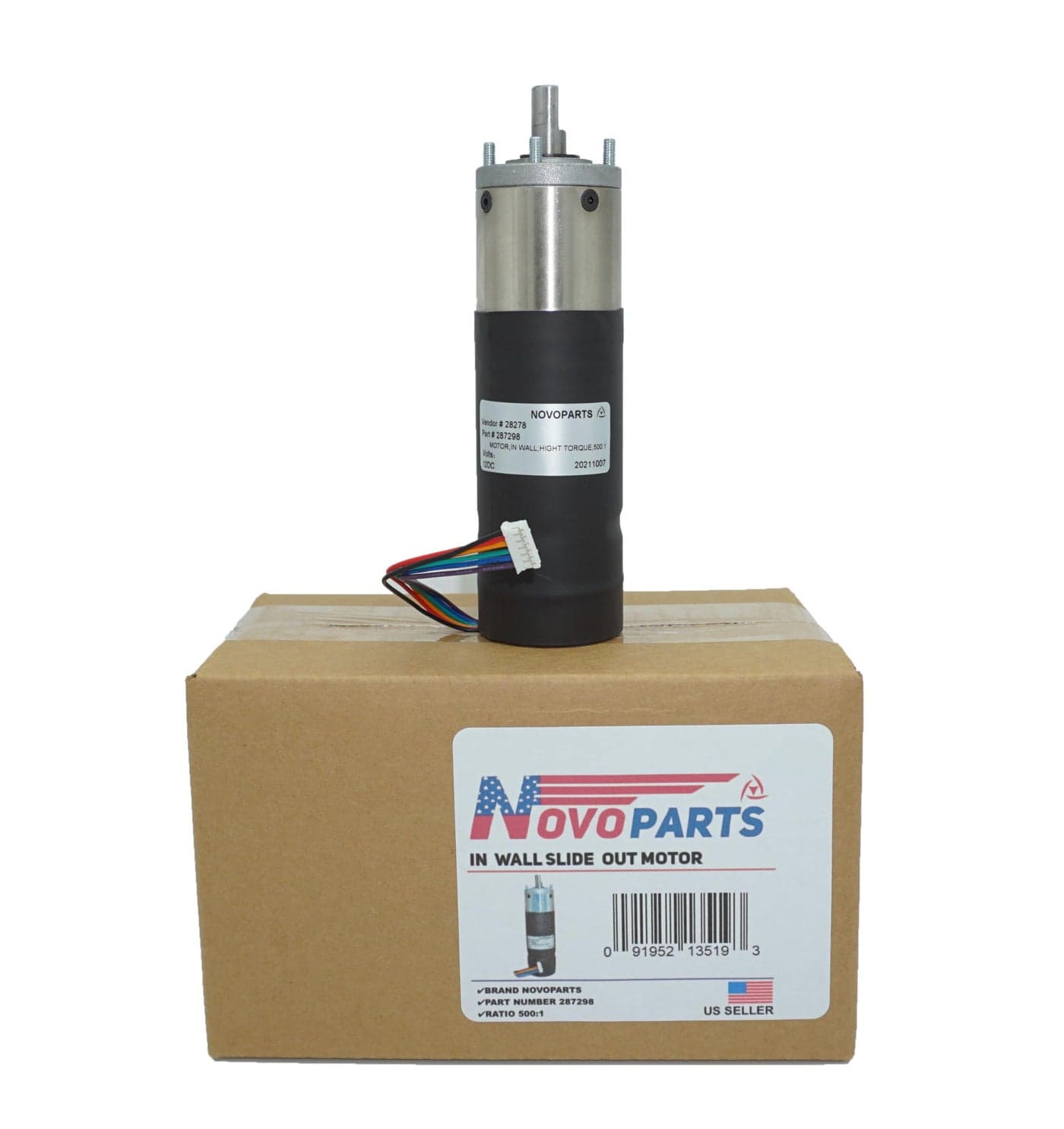 NOVOPARTS 287298 in Wall Slide Out Motor 500:1 High Torque