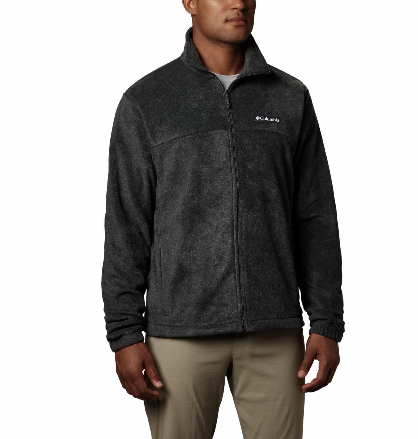 Columbia Mens Steens Mountain 20 Full Zip Fleece Jacket Charcoal Heather Small