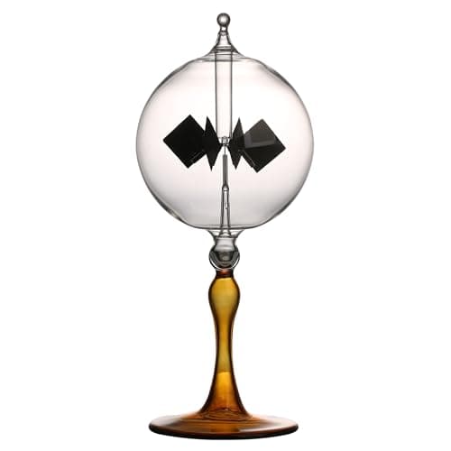 Large Solar Power Crookes Radiometer Gift Home Desk Decoration Orange