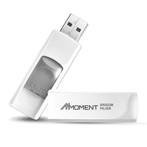 MMOMENT MU39 256GB USB 3.1 Gen1 Flash Drive, Read Speed up to 100MB/s, Retractable Design Thumb Drive