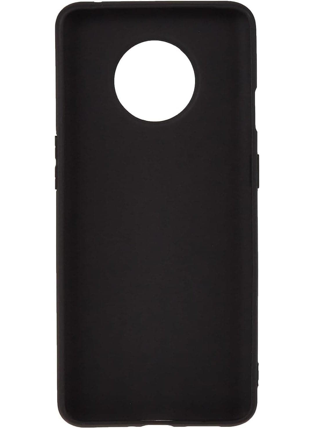 OnePlus 7T Black Silicone Case, Soft TPU Protective Back Cover, Slim Shockproof Anti-Scratch Phone Case for OnePlus 7T
